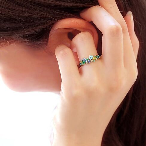 Delicate Gold Color Bright Cubic Zirconia Rings for Women Graceful Accessories for Engagement in Saudi Arabia