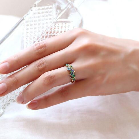 Delicate Gold Color Bright Cubic Zirconia Rings for Women Graceful Accessories for Engagement in Saudi Arabia