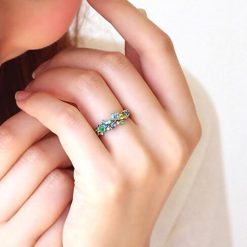 Delicate Gold Color Bright Cubic Zirconia Rings for Women Graceful Accessories for Engagement in Saudi Arabia