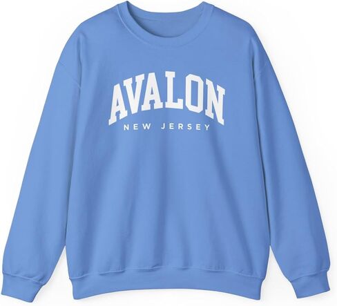 Avalon New Jersey Adult Unisex Crewneck Sweatshirt in Saudi Arabia