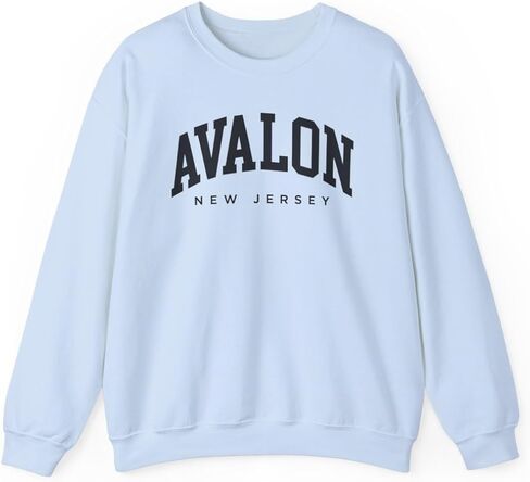 Avalon New Jersey Adult Unisex Crewneck Sweatshirt in Kuwait