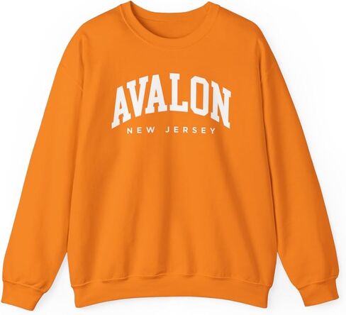 Avalon New Jersey Adult Unisex Crewneck Sweatshirt in Saudi Arabia