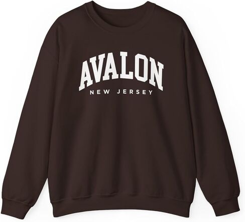 Avalon New Jersey Adult Unisex Crewneck Sweatshirt in Saudi Arabia
