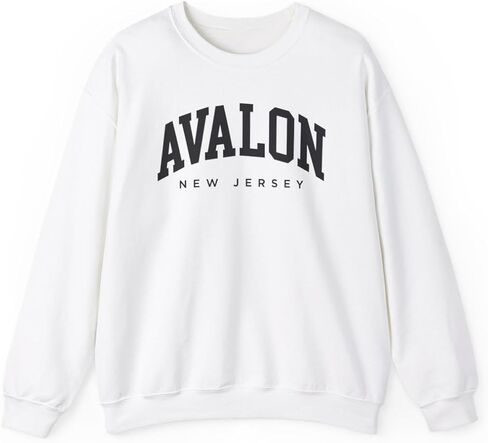 Avalon New Jersey Adult Unisex Crewneck Sweatshirt in Saudi Arabia