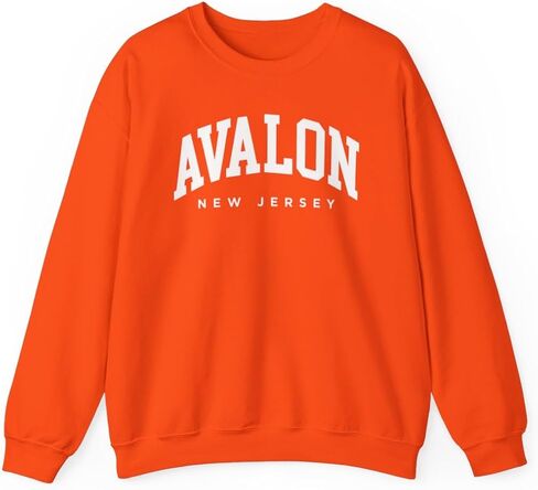 Avalon New Jersey Adult Unisex Crewneck Sweatshirt in Saudi Arabia