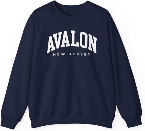 Avalon New Jersey Adult Unisex Crewneck Sweatshirt in Saudi Arabia