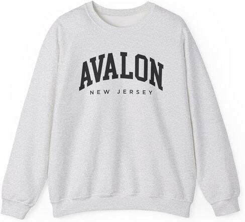 Avalon New Jersey Adult Unisex Crewneck Sweatshirt in Saudi Arabia