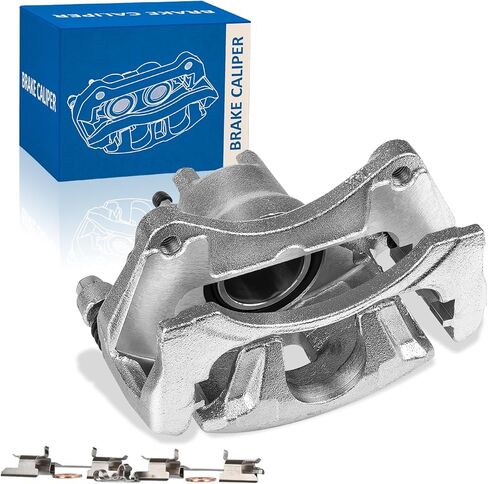 Brake Caliper Assembly Front Left Compatible with 2007-2017 Jeep Compass Jeep Patriot 2011-2014 Chrysler 200 2007-2010 Chrysler Cirrus 2008-2014 Dodge Avenger Disc Brake Caliper 18B5032 in Kuwait