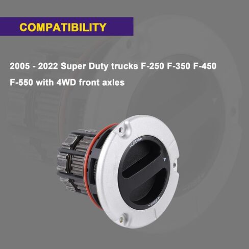 BC3Z-3B396-B Manual Locking Hub Assembly Front 4WD Axle Replacement for F-250 F-350 F-450 F-550 Super Duty 2005 to 2023 Direct Fit OE Replacement 600-220 600200 in Kuwait