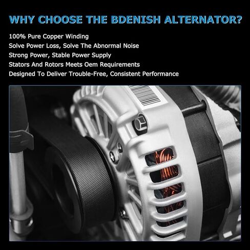 New Alternator Replacement fit for Toyota for Camry L4 2.5L 2010-2011 Electrical Alternators Replace 11516 104210-2650 27060-0V060-84 in Saudi Arabia