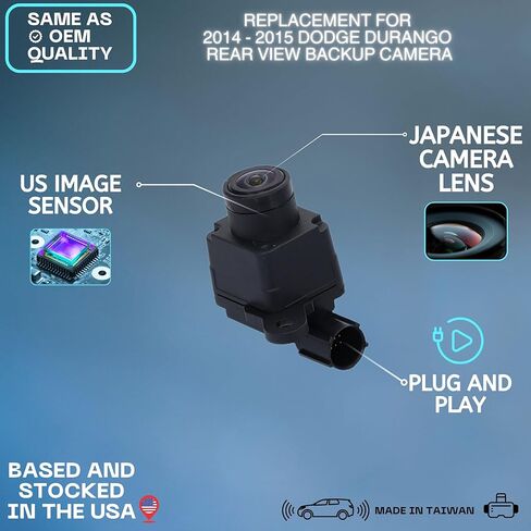 Backup Camera Replaces for 2014-2015 Dodge Durango OE Part # 68206872AI 68206872AD 68206872AE 68206872AF 68206872AG 68206872AH in Saudi Arabia