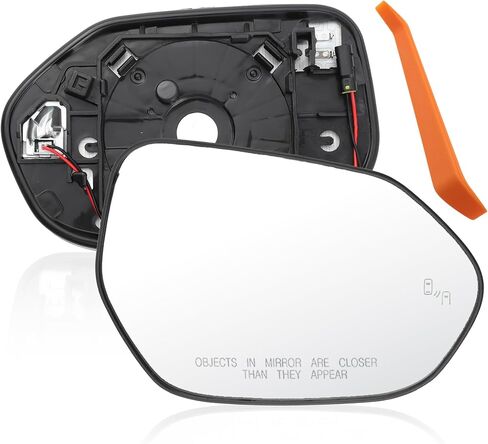 Heated Right Passenger Side Mirror Glass for Toyota Camry/Corolla 2018-2024, for Toyota Prius/Prius Prime 2016-2022, Door Wing Rear View Mirror Glass TO1325141/8790206190, W/BSD in Saudi Arabia