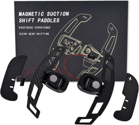 Magnetic Steering Wheel Paddle Shifter for Mercedes-Benz A45 S63 CLS63 W205 2015-2020, Carbon Fiber Paddle Extension Interior Decoration Accessories in Saudi Arabia
