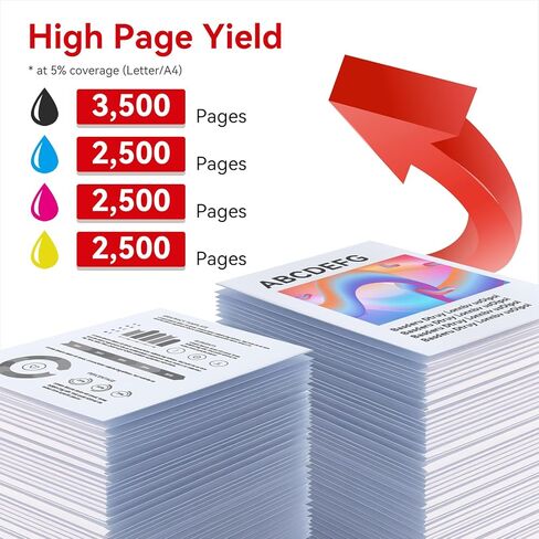 MYTONER 075H Toner Cartridge Set Compatible Replacement for Canon 075 075H High Capacity Toner Cartridge for imageCLASS MF665Cdw MF663Cdw MF662Cdw LBP647Cdw LBP646Cdw MF660C LBP640C Printer (4 Pack) in Kuwait