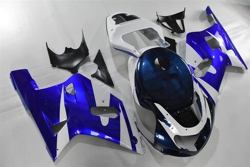 MC Blue White Complete Fairing Fit for 2001 2002 2003 GSXR 600/750 GSX-R 600 750 Injection Mold ABS Plastics New Bodywork 01 02 03 M95 in Kuwait