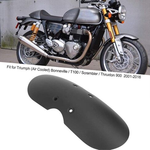 Motorcycle Mudguard Protector, ABS Front Mudguard Fit for T100 2001-2016 (Matte Black) in Saudi Arabia