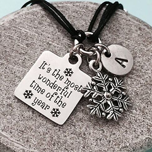 Christmas cord bracelet, Christmas charm bracelet, adjustable bracelet, charm bracelet, personalized bracelet, initial bracelet, monogram in Kuwait