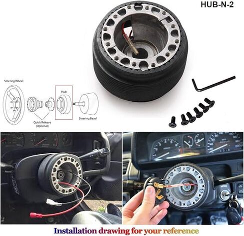 Steering Wheel HUB Adapter Set Fit for Nissan 240Z 260Z 510 620 C10 HUB-N-2 in Kuwait