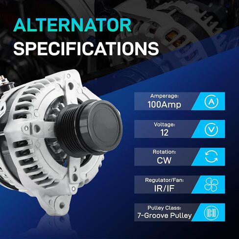 New Alternator Compatible with Toyota Camry 2007 2008 2009 L4 2.4, Toyota Corolla 2009 2010, Matrix 2009-2013, Pontiac Vibe 2009-2010, Scion xB 2008-2013, Replace 11195 AL3321X 104210-4880 in Saudi Arabia