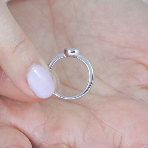 0.5ct Moissanite Bezel Solitaire 925 Sterling Silver Engagement Ring 3-12 S093 in Kuwait