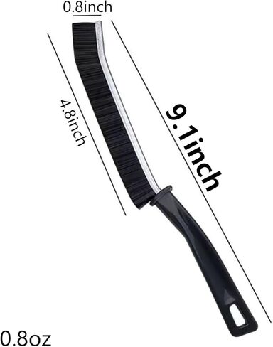 [3 Pack] Crevice Cleaning Brush, Multifunctional Hard Bristle Crevice Cleaning Brush, Bathroom Gap Brush, Home, Kitchen, Bathroom, Window, Vehicle, Faucets, Toilet, Black in Saudi Arabia