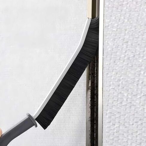 [3 Pack] Crevice Cleaning Brush, Multifunctional Hard Bristle Crevice Cleaning Brush, Bathroom Gap Brush, Home, Kitchen, Bathroom, Window, Vehicle, Faucets, Toilet, Black in Saudi Arabia