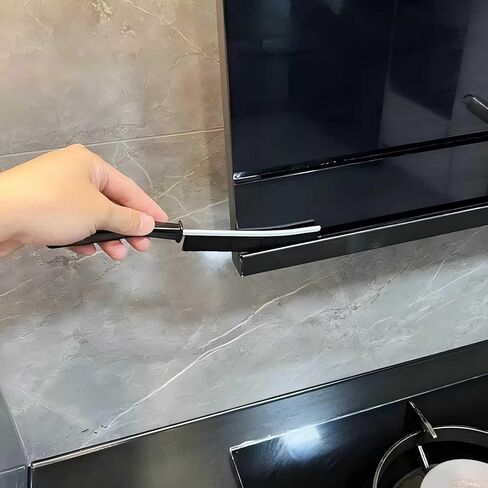 [3 Pack] Crevice Cleaning Brush, Multifunctional Hard Bristle Crevice Cleaning Brush, Bathroom Gap Brush, Home, Kitchen, Bathroom, Window, Vehicle, Faucets, Toilet, Black in Saudi Arabia