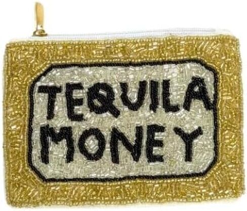 Ladies Tequila Money Fully Beaded Coin Purse in Saudi Arabia