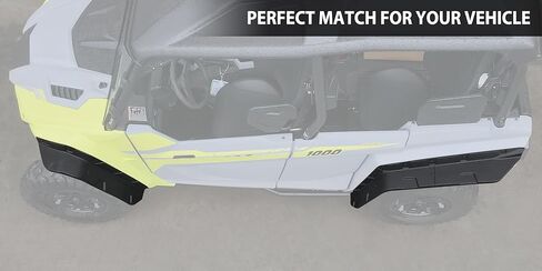 SAUTVS XXL Wider Fender Flares for Yamaha Wolverine RMAX4 1000 Compact 2021-2025, Extended Mud Flaps Mud Guards Accessories, Easy Installation with Hardware Included in Saudi Arabia