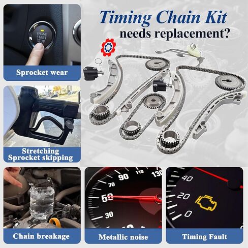 Timing Chain Kit 13028-1LA1A 13028-1CA1A fits for Titan 2010-2023,for Titan XD 2016-2023,for i-nfiniti QX80 Q70 M56 QX56 2009-2022,for Pathfinder-Auto 2010-2012,for NV2500 NV3500 2012-2021 in Saudi Arabia