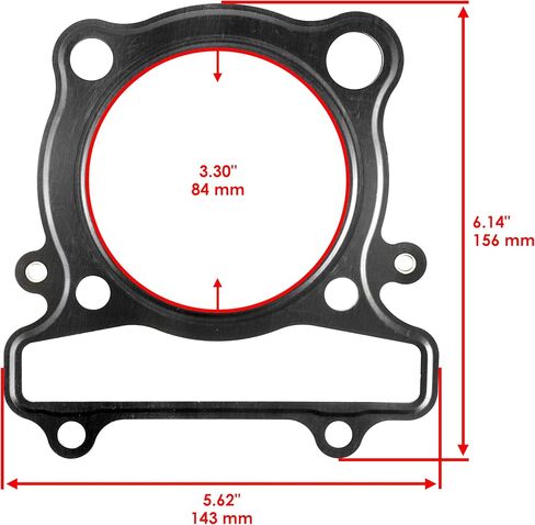 Caltric Camshaft Timing Gear Sprocket Gasket Compatible with Yamaha Wolverine 350 YFM350FX 4X4 1995-2005 in Saudi Arabia