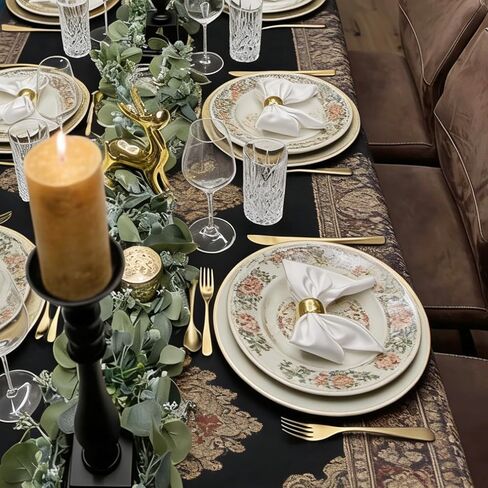 2 Pcs Artificial Eucalyptus Garland 5.9 Ft Faux Hanging Eucalyptus Leaves Vines with Flowers for Home Wedding Party Wall Decoration in Kuwait