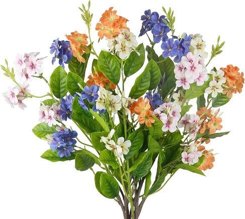 4 Pcs Artificial Flowers for Decoration 34 Inch Faux Silk Spring Summer Flower Branches Long Stem Silk Wildflowers Artificial Flowers Bulk Floral Arrangement for Vase Home Table Centerpieces in Kuwait
