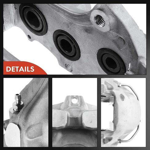 A-Premium Disc Brake Caliper Assembly Compatible with Select Cadillac Models - CTS 2009 2010 2011 2012 2013 2014 2015 6.2L with Heavy Duty Antilock Brakes - Front Right Passenger Side in Saudi Arabia