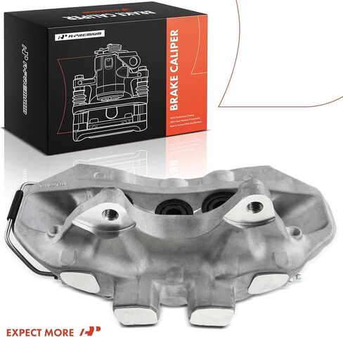 A-Premium Disc Brake Caliper Assembly Compatible with Select Cadillac Models - CTS 2009 2010 2011 2012 2013 2014 2015 6.2L with Heavy Duty Antilock Brakes - Front Right Passenger Side in Saudi Arabia