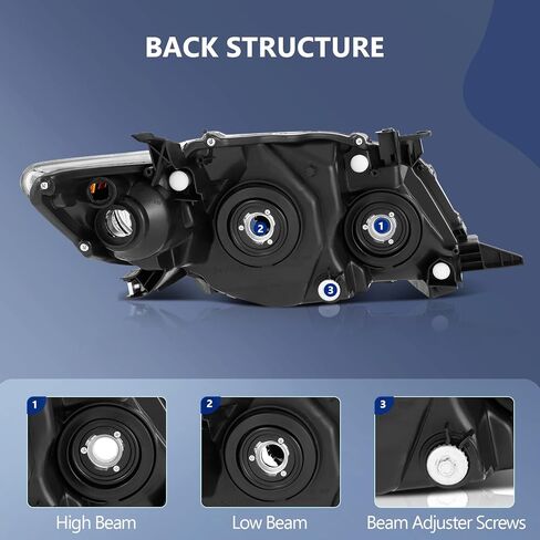 ECCPP Headlight Assembly For Ford For F-150 2009-2014 Driver and Passenger Side Headlamps in Saudi Arabia
