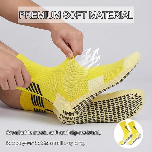 12packs High Comfort Snti-slip Grip Soccer Socks for Men and Women in Kuwait