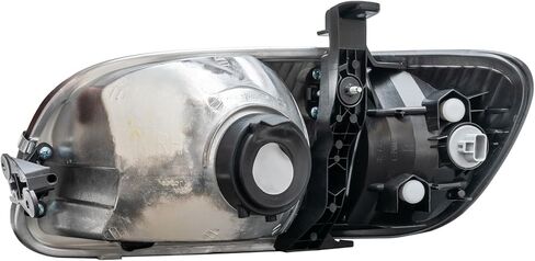 Headlight Assembly Fit For 2000 2001 2002 2003 2004 Toyota Tundra Headlights + Parking Lights Lamps Black Housing White Corner Clear Lens Driver and Passenger Side TO2530135 TO2531135 in Kuwait