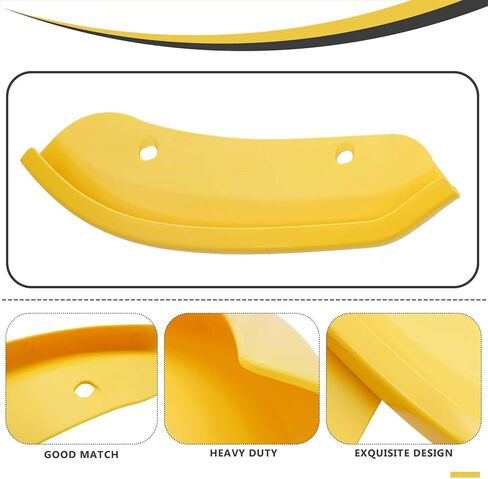 Front Lip Protector Compatible with 2008-2023 Dodge Challenger SRT Hellcat Front Bumper Lip Splitter Lower Lip Protection Guard Yellow (Pair) in Kuwait