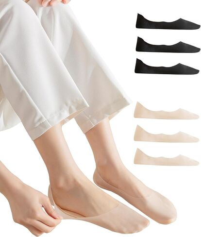 Murimia Womens No Show Socks Low Cut Ultra Thin Footies Non Slip Liner Invisible Ice Silk Sock for Flats Loafers in Saudi Arabia