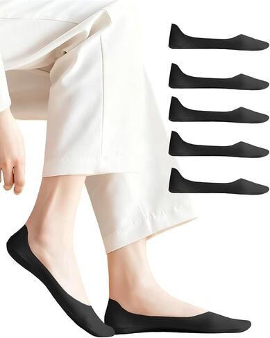 Murimia Womens No Show Socks Low Cut Ultra Thin Footies Non Slip Liner Invisible Ice Silk Sock for Flats Loafers in Saudi Arabia