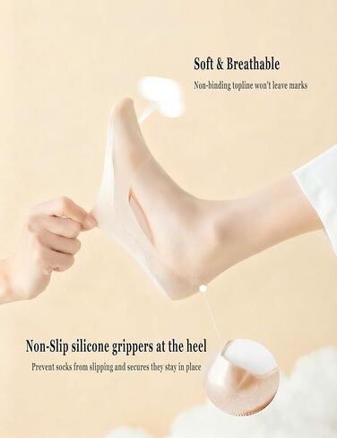 Murimia Womens No Show Socks Low Cut Ultra Thin Footies Non Slip Liner Invisible Ice Silk Sock for Flats Loafers in Saudi Arabia