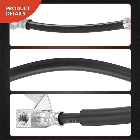 A-Premium Rear Driver Brake Hydraulic Hose Compatible with Dodge and Chrysler Models - Challenger 2015-2018 2020-2021, Charger 2012-2018 2020-2021, 300 2005 6.1L in Saudi Arabia