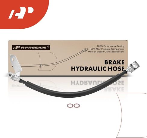 A-Premium Rear Driver Brake Hydraulic Hose Compatible with Dodge and Chrysler Models - Challenger 2015-2018 2020-2021, Charger 2012-2018 2020-2021, 300 2005 6.1L in Saudi Arabia
