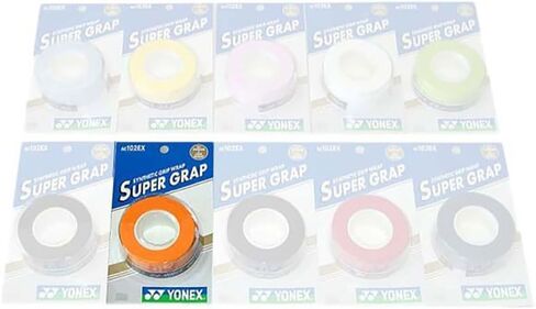 YONEXYonex Super Overgrip (Pack of 3) - Orange, One Size in Kuwait