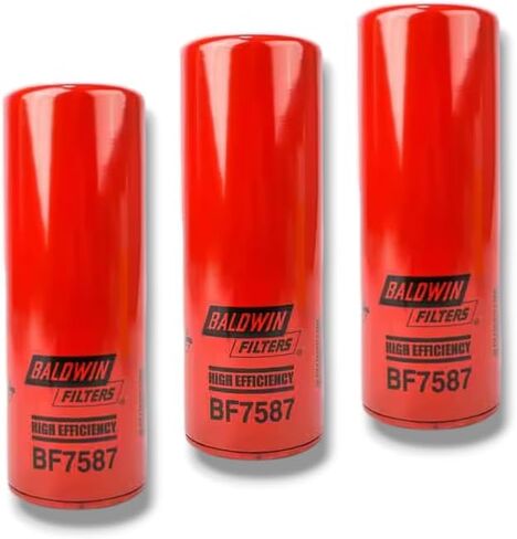 BF7587 High Efficiency Fuel Spin-on 10-1/2 x 3-11/16 x 10-1/2 In Replaces 1R0749 (Pack of 3) in Saudi Arabia