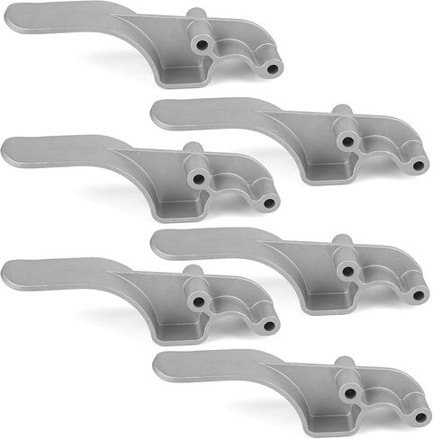 Set of 6 Easy-Off Aluminum Tarp Stop Upright, Direct Replacement for Shurco 1705775 in Kuwait