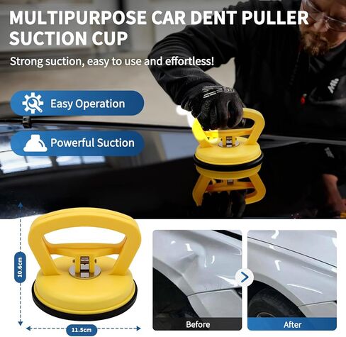 135pcs Dent Puller Kit, Dent Hail Damage Repair Kit Auto Body Repair Dent Removal Tools with Dent Repair Rods, Gold Dent Lifter, T-Bar, Dent Remover Tool for Car Refrigerator Door Ding Repair in Kuwait