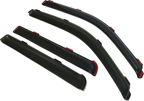 in-Channel Style Smoke Window Sun Rain Visors Vent Guard Shade Compatible with Ford F-150 SuperCrew Cab 2009-2014 in Kuwait