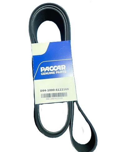 حزام سيربنتين من شركة Peterbilt OEM، أسود، حزام محرك بديل عالي التحمل للشاحنات والمركبات التجارية، D84-1000-6122160 in Kuwait